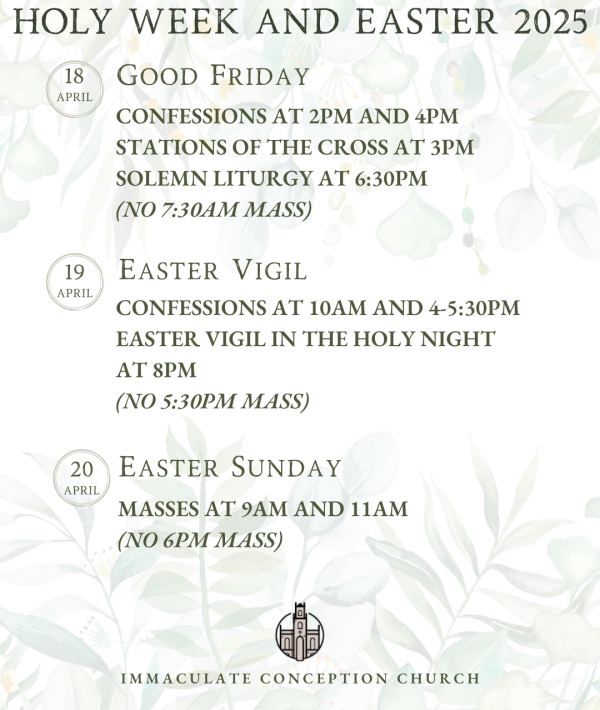 instagram post Holy Week